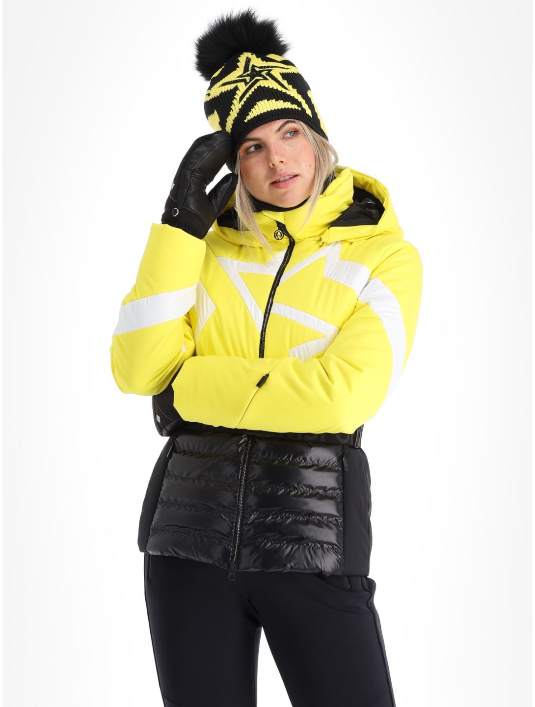 Sportalm Kitzbühel, Subway m.Kap.o.P. giacca sci donna Blazing Yellow giallo 