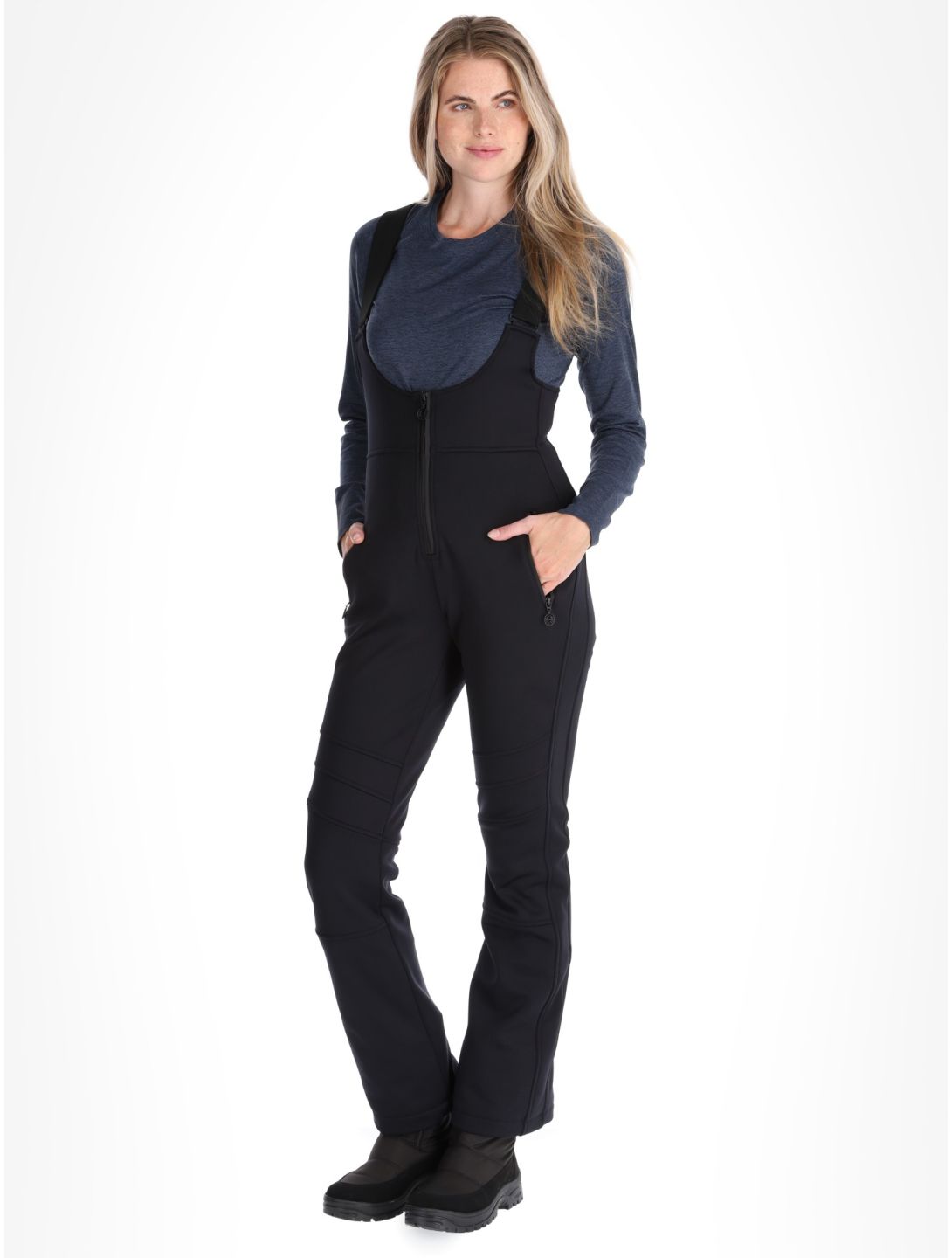 Sportalm Kitzbühel, Venus pantaloni da sci softshell donna Black nero 