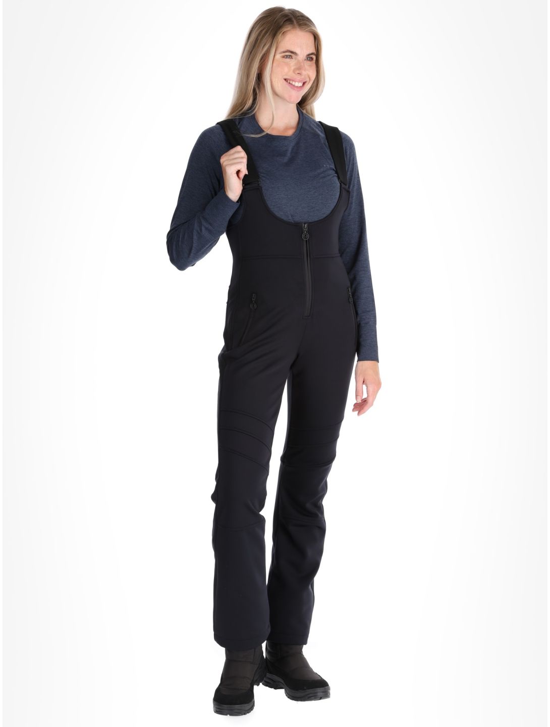 Sportalm Kitzbühel, Venus pantaloni da sci softshell donna Black nero 