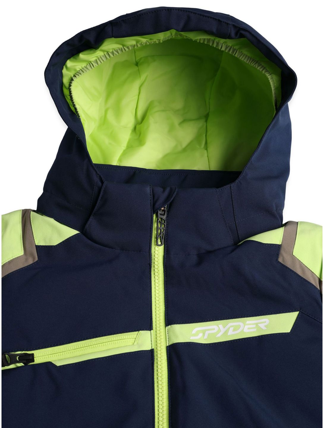 Spyder, Challenger giacca sci bambino True Navy blu, verde 