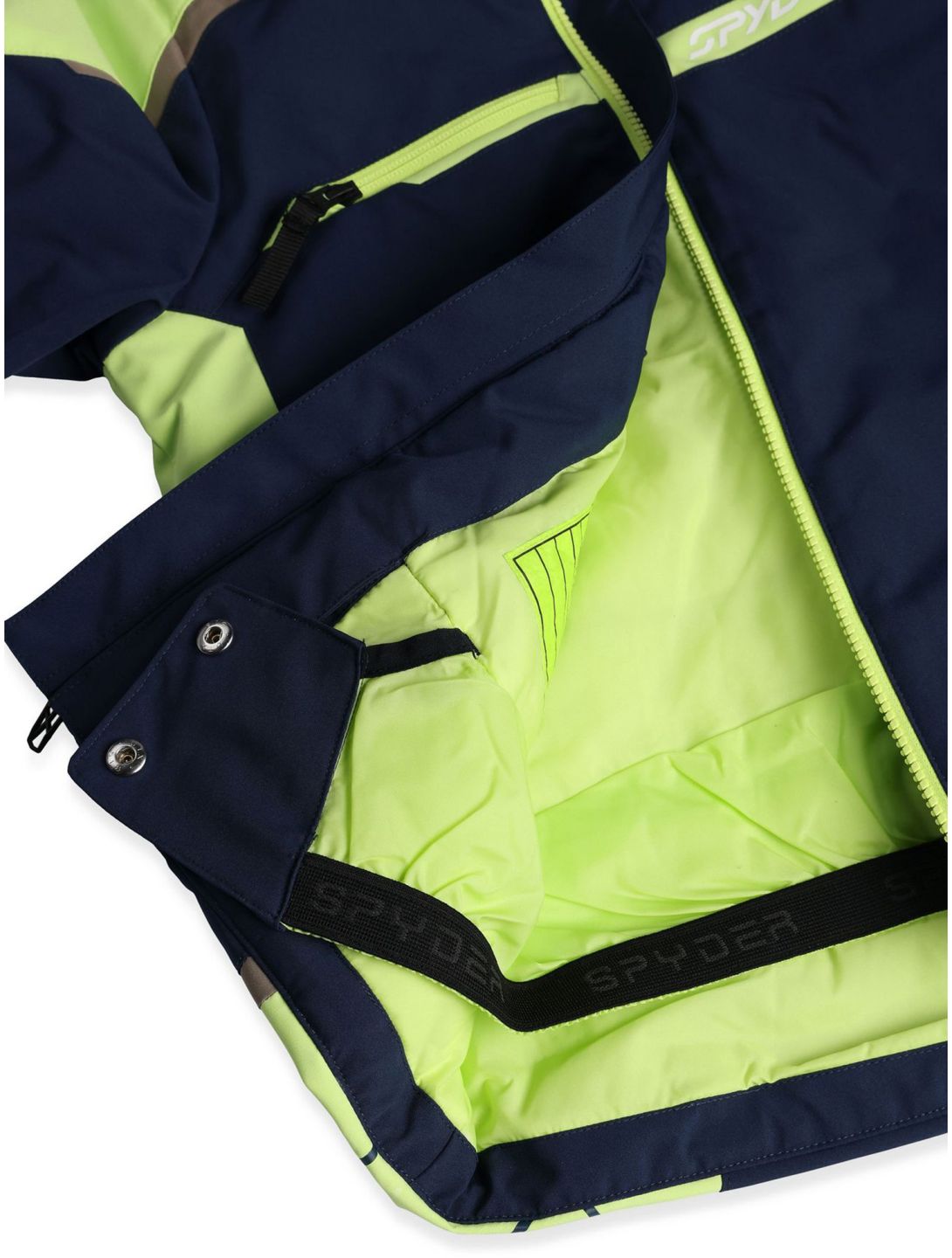 Spyder, Challenger giacca sci bambino True Navy blu, verde 