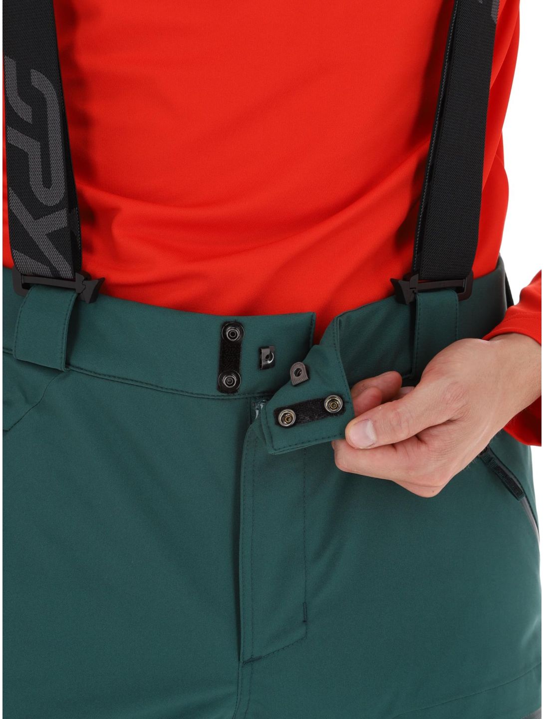 Spyder, Propulsion pantaloni da sci uomo Cypress Green verde 