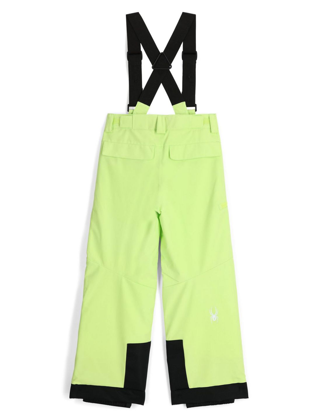 Spyder, Propulsion pantaloni da sci bambino Lime Ice verde 