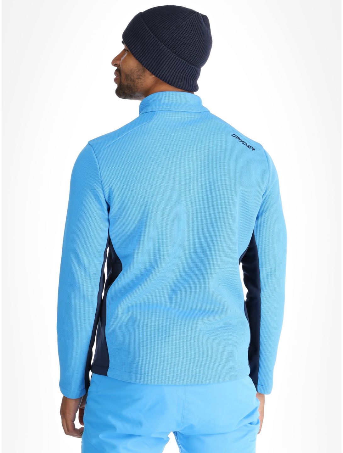 Spyder, Bandit 1/2 Zip maglione uomo Aether Blue blu 