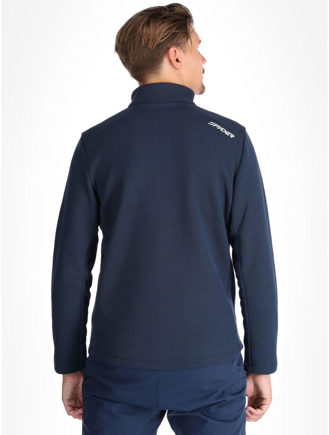 Spyder, Bandit 1/2 Zip maglione uomo True Navy blu 