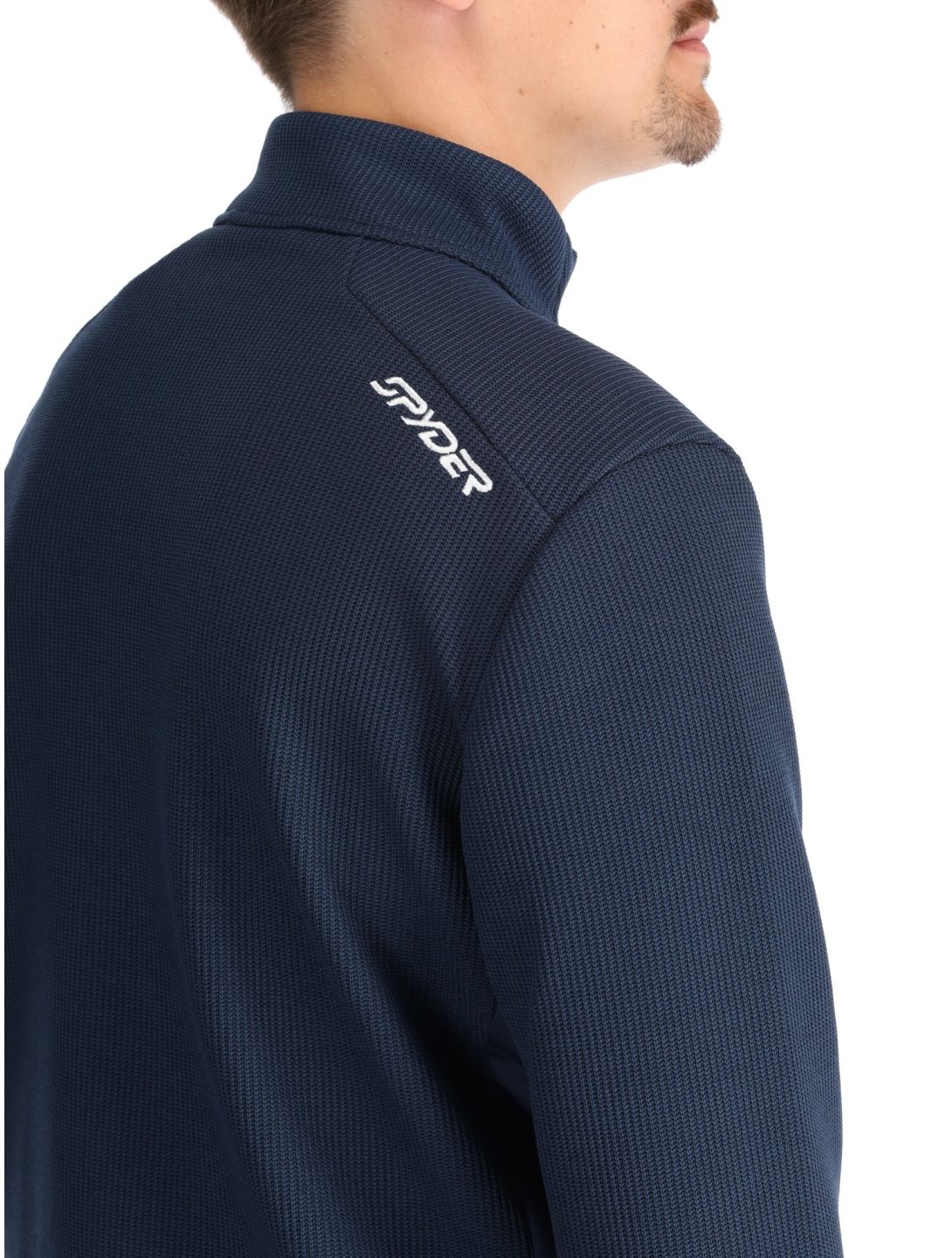 Spyder, Bandit 1/2 Zip maglione uomo True Navy blu 