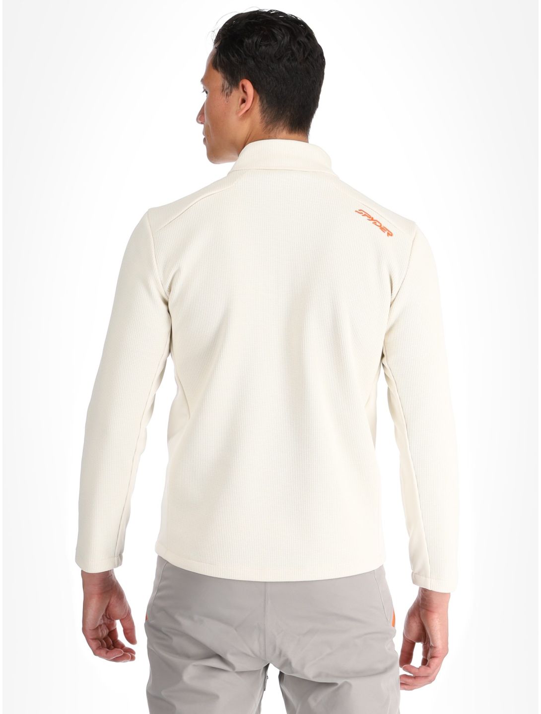 Spyder, Bandit 1/2 Zip maglione uomo Vanilla Latte beige 