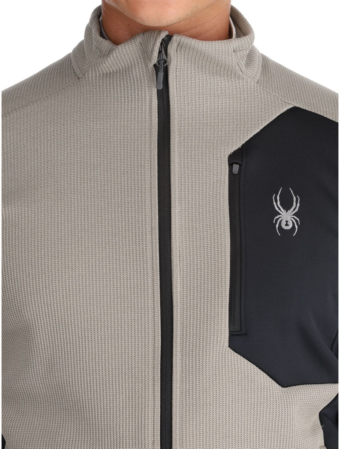 Spyder, Bandit gilet uomo Concrete grigio 