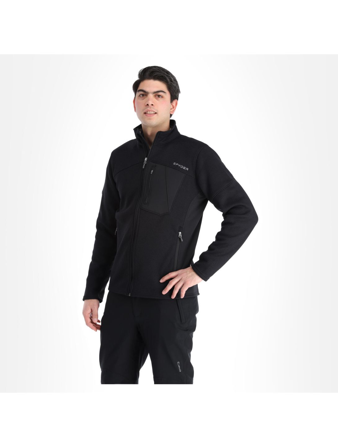 Spyder, Bandit Full Zip gilet uomo nero 