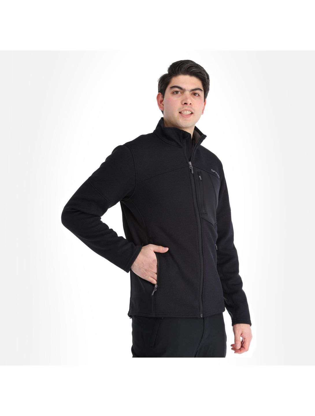 Spyder, Bandit Full Zip gilet uomo nero 