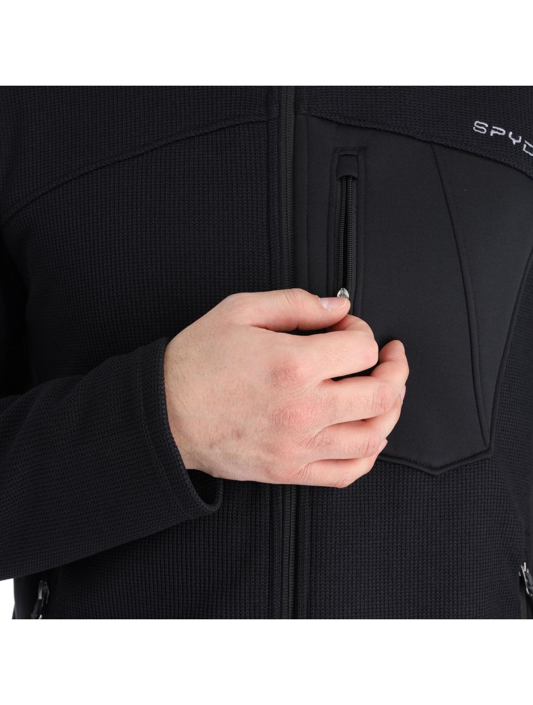 Spyder, Bandit Full Zip gilet uomo nero 