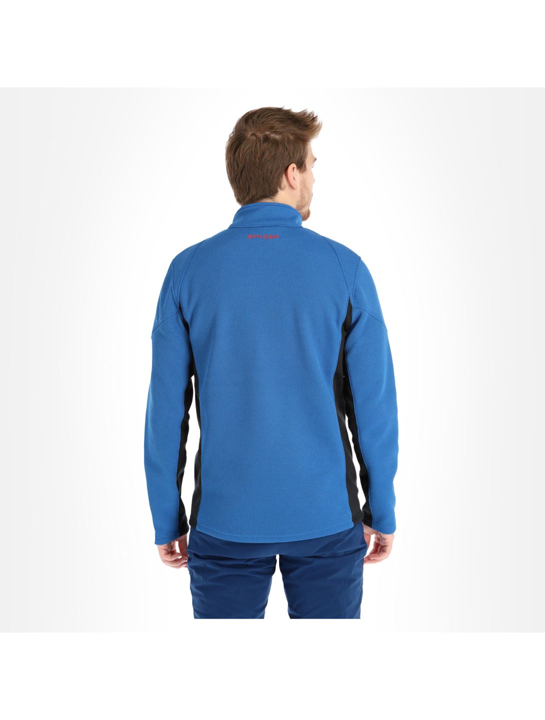 Spyder, Bandit Half Zip felpa uomo blu 