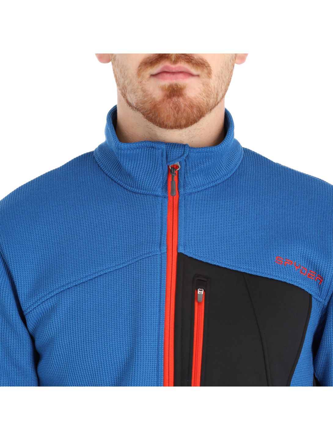 Spyder, Bandit Half Zip felpa uomo blu 