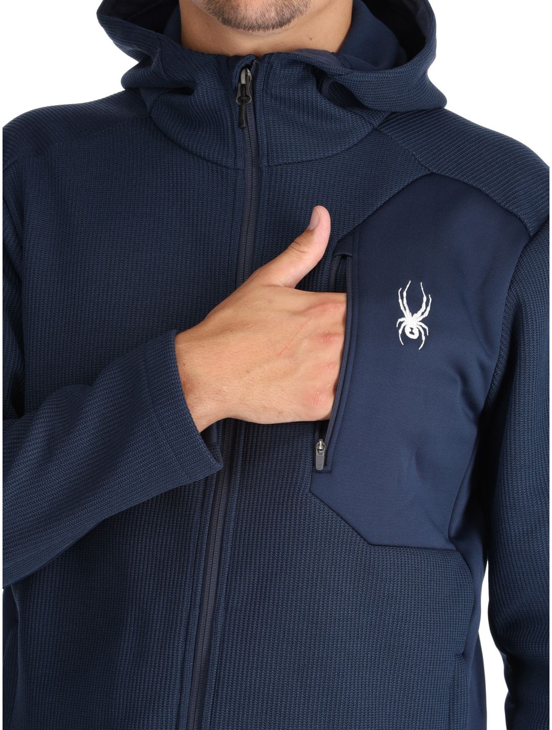 Spyder, Bandit Hooded gilet uomo True Navy blu 