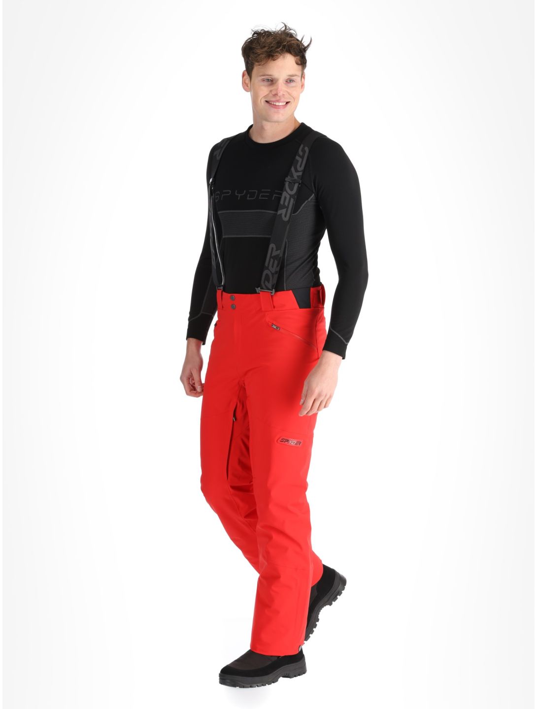 Spyder, Bormio pantaloni da sci uomo Spyder Red rosso 