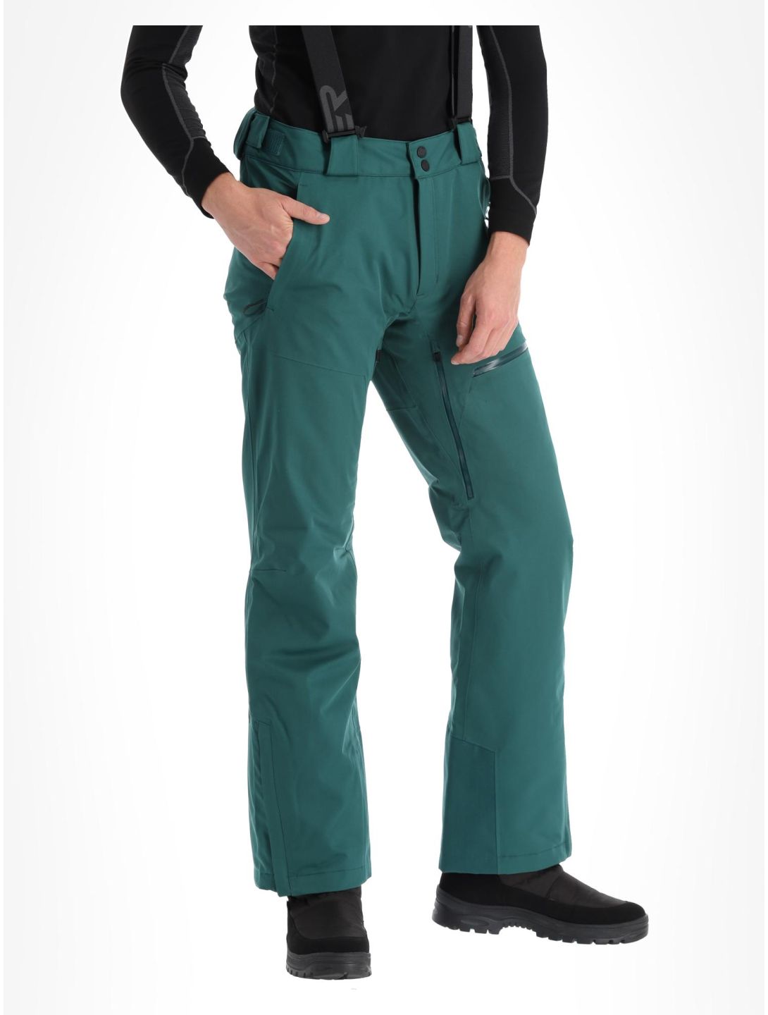 Spyder, Dare pantaloni da sci uomo Cypress Green verde 