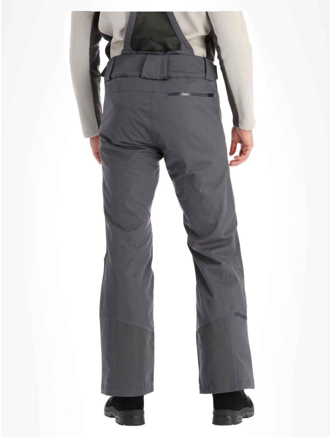 Spyder, Dare pantaloni da sci uomo Polar grigio 