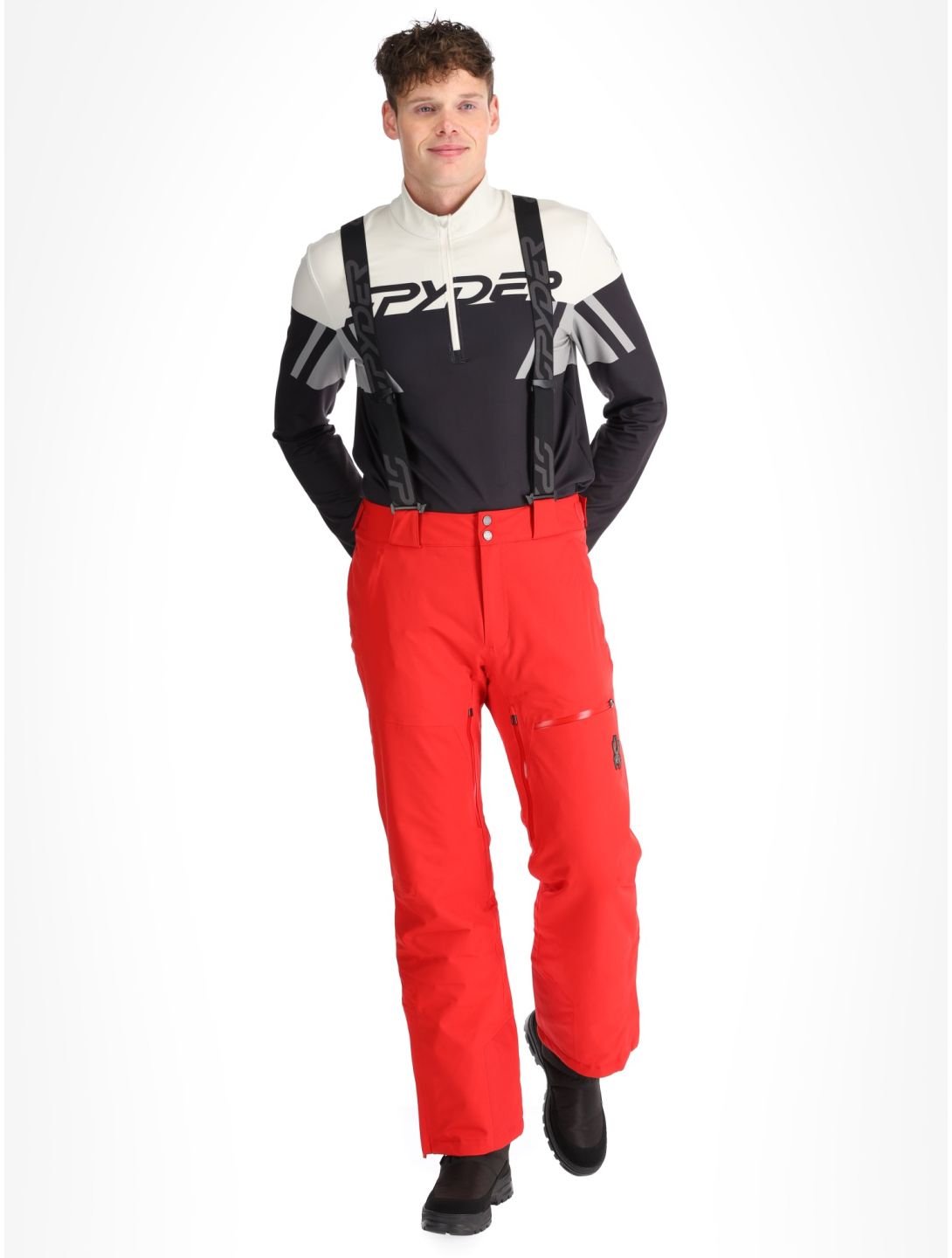 Spyder, Dare pantaloni da sci uomo Spyder Red rosso 