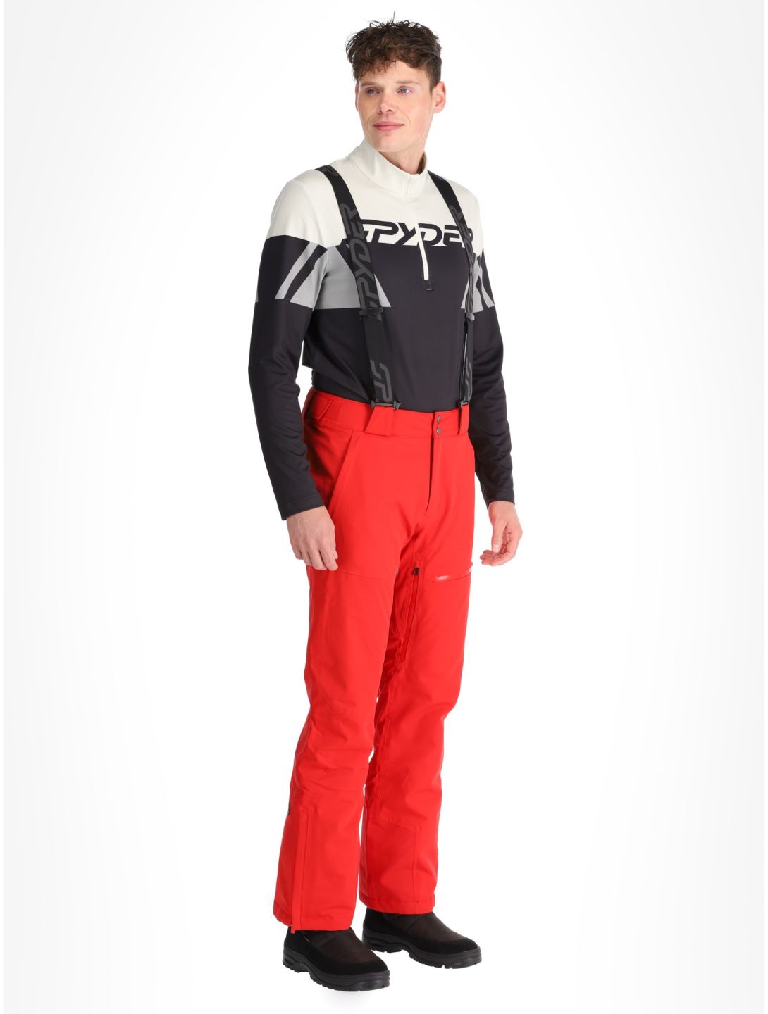 Spyder, Dare pantaloni da sci uomo Spyder Red rosso 