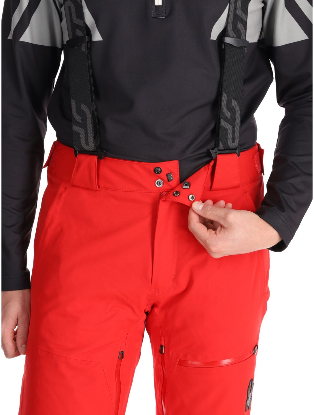 Spyder, Dare pantaloni da sci uomo Spyder Red rosso 