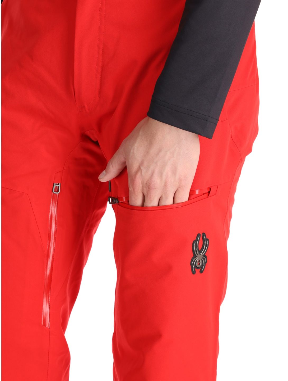 Spyder, Dare pantaloni da sci uomo Spyder Red rosso 