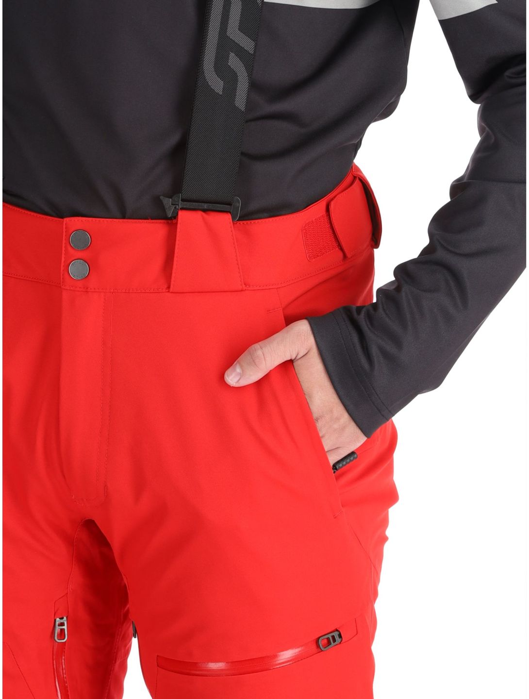 Spyder, Dare pantaloni da sci conformato corto uomo Spyder Red rosso 