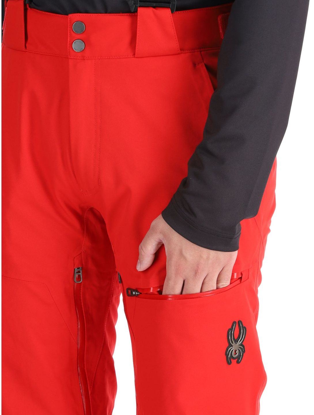 Spyder, Dare pantaloni da sci conformato corto uomo Spyder Red rosso 