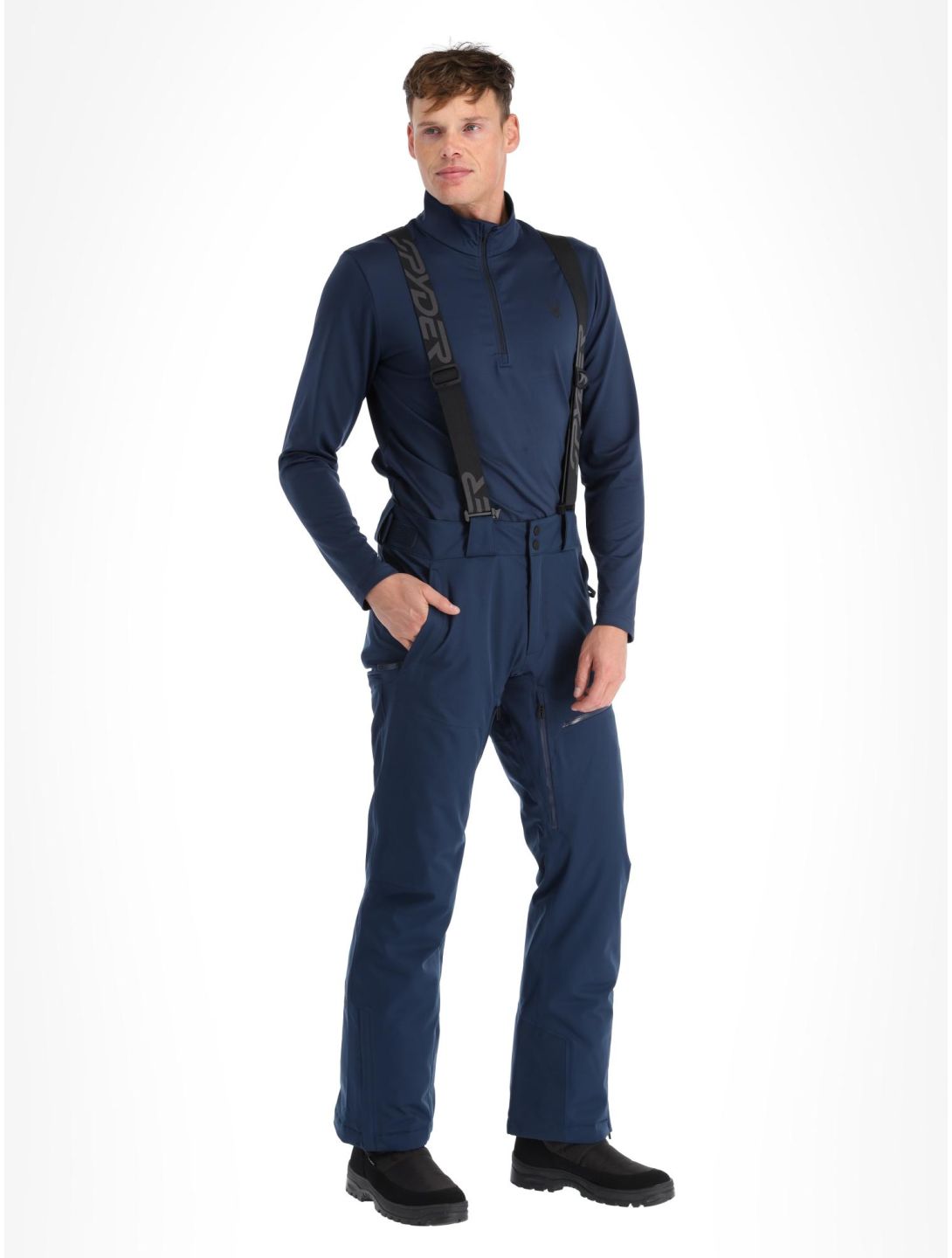 Spyder, Dare pantaloni da sci uomo True Navy blu 