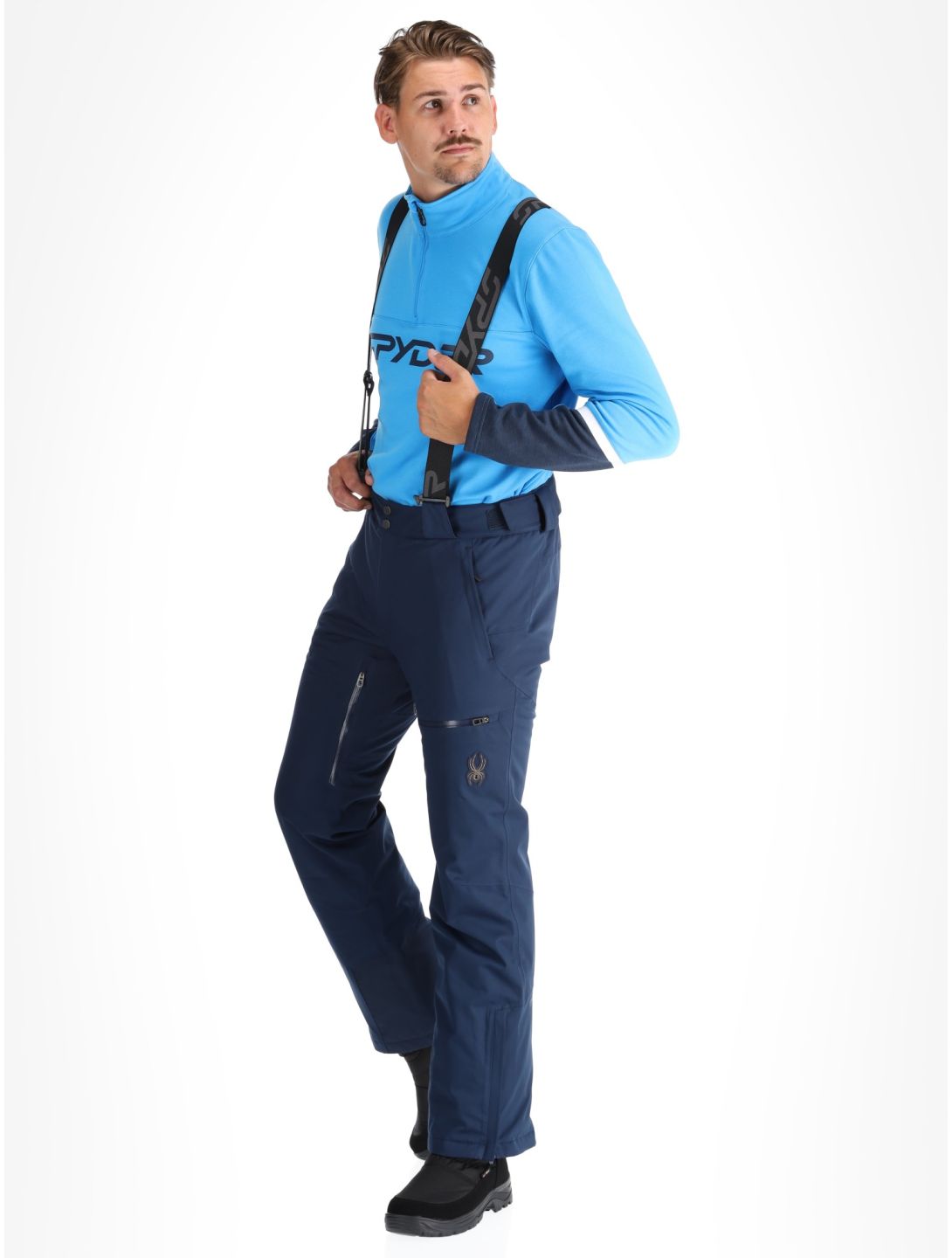 Spyder, Dare pantaloni da sci uomo True Navy blu 