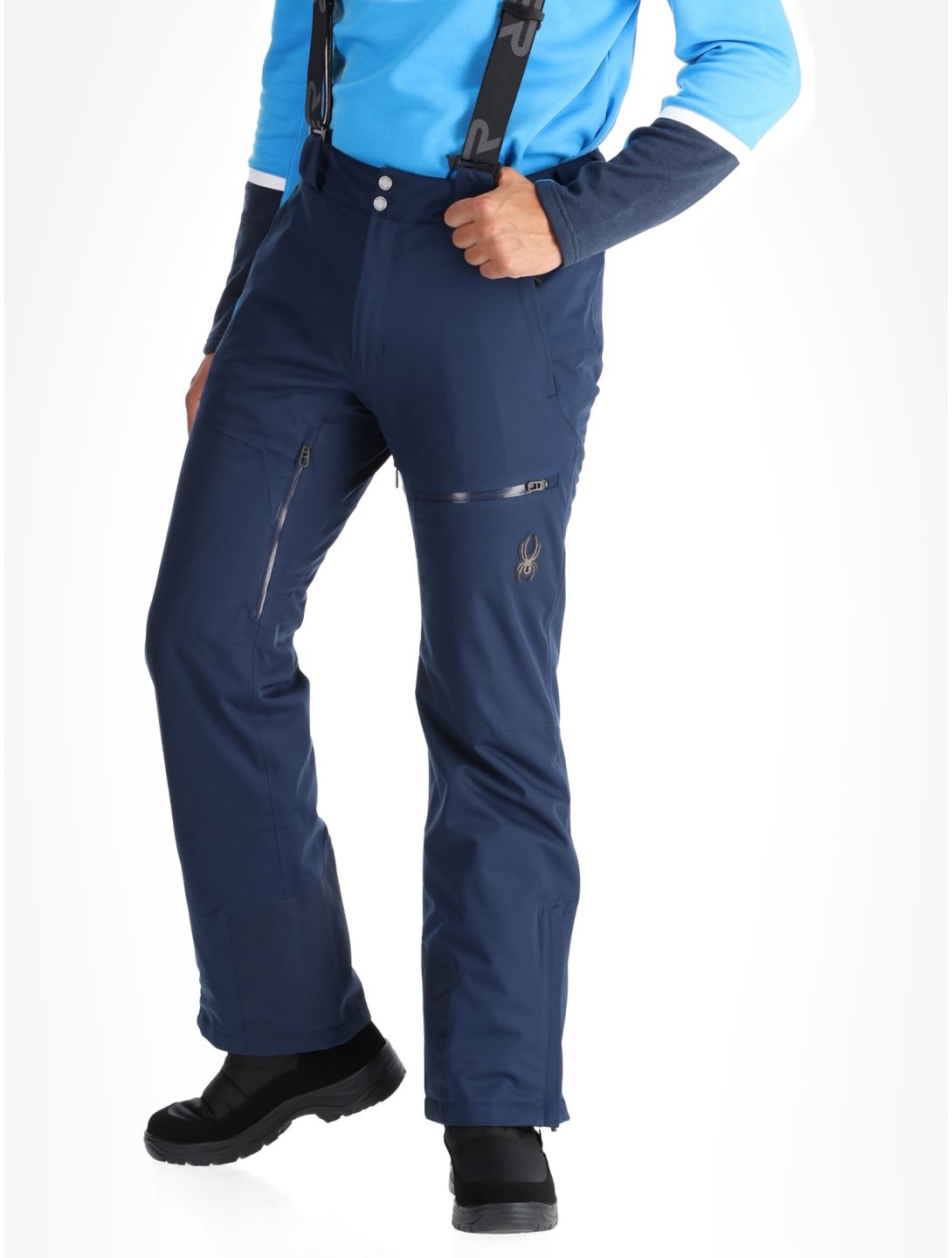 Spyder, Dare pantaloni da sci uomo True Navy blu 