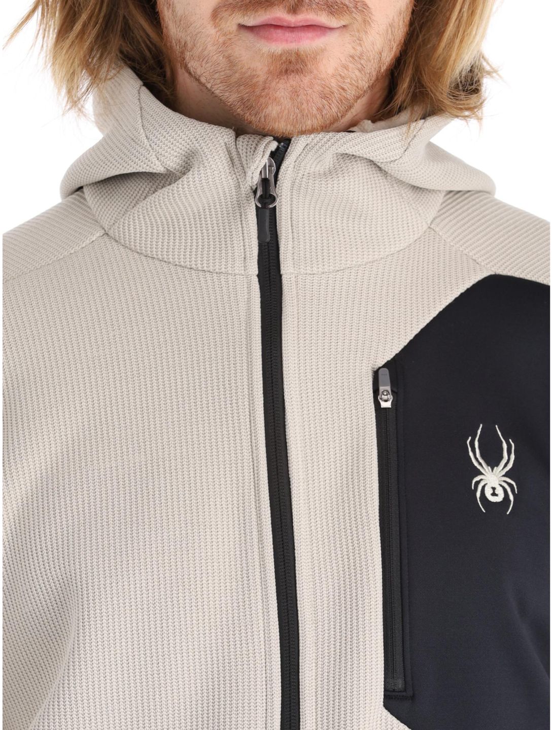 Spyder, Bandit Hooded gilet uomo Sandstorm beige 