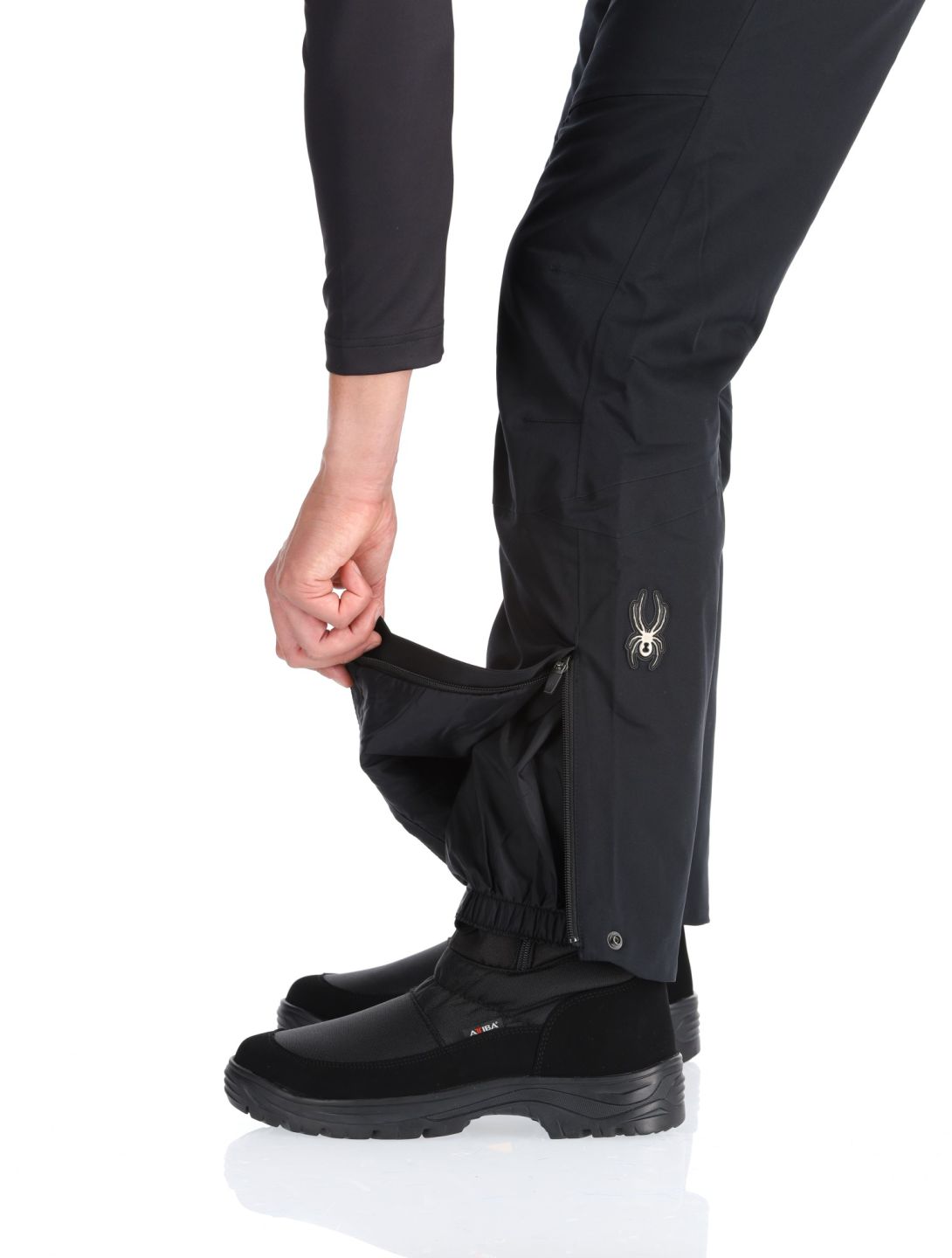 Spyder, Propulsion pantaloni da sci uomo Black nero 