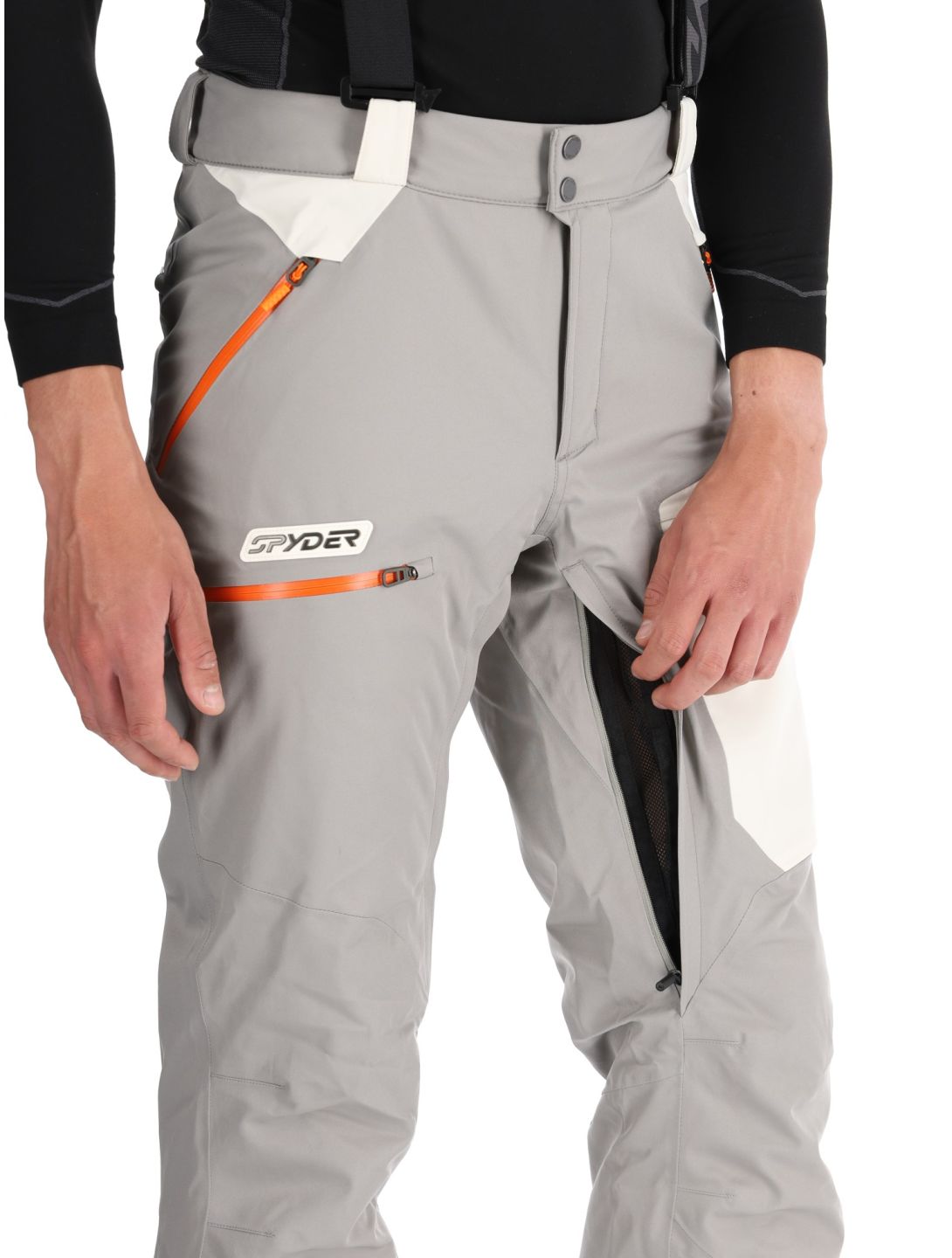 Spyder, Propulsion pantaloni da sci uomo Concrete grigio 