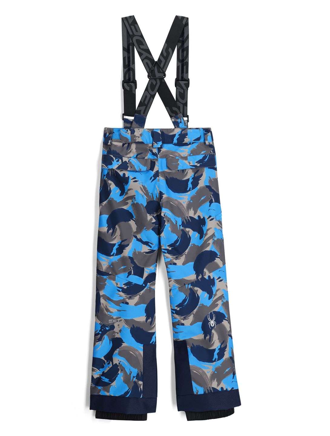 Spyder, Propulsion pantaloni da sci bambino Camouflage Aether Blue blu 