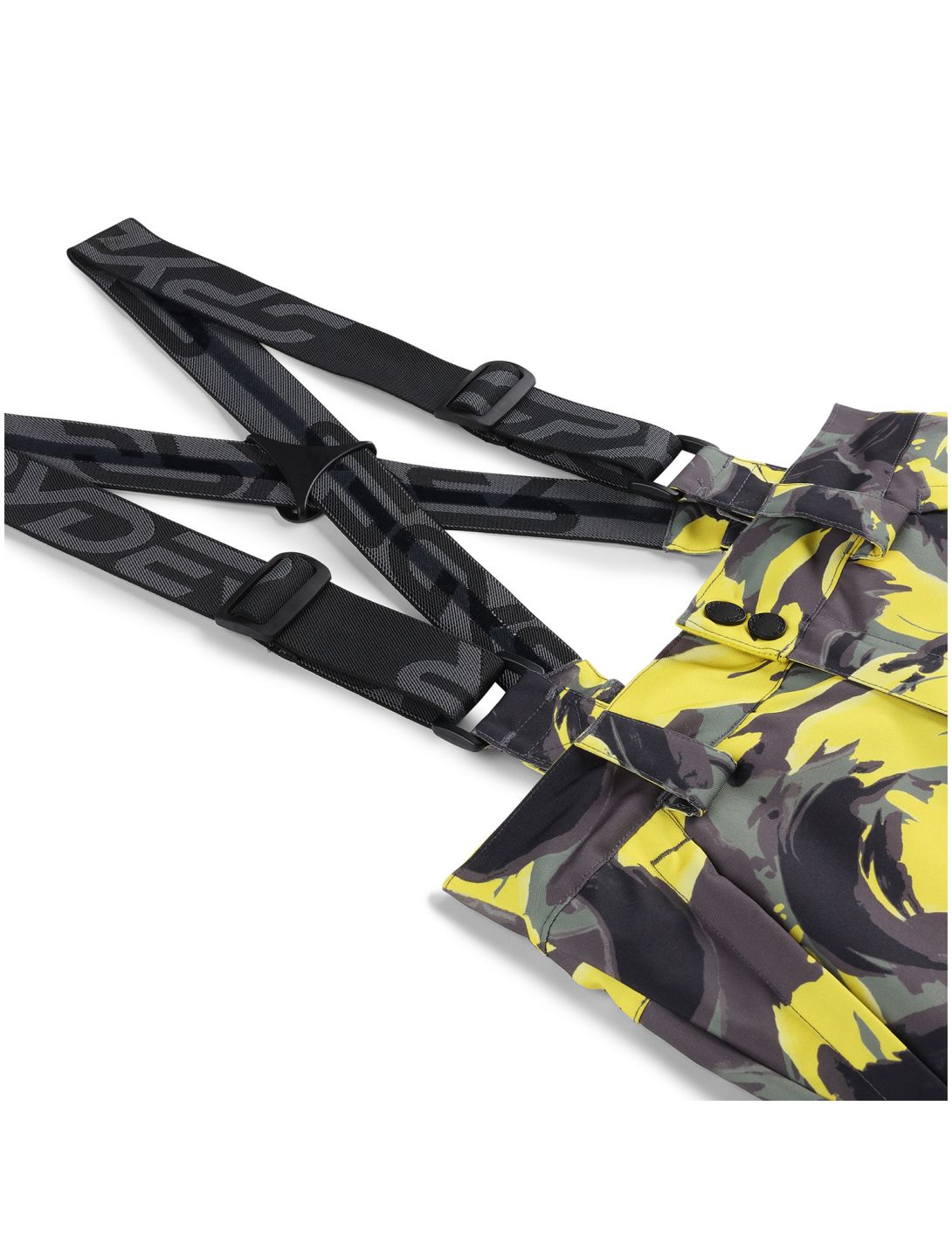 Spyder, Propulsion pantaloni da sci bambino Camouflage Acid Yellow giallo 