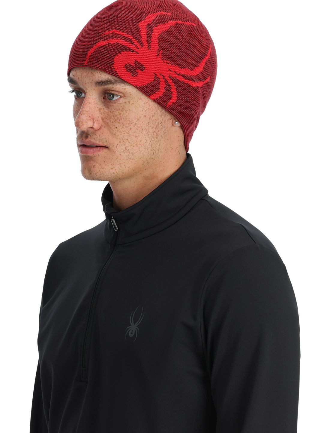 Spyder, Reversible Innsbruck cappello uomo Spyder Red rosso 