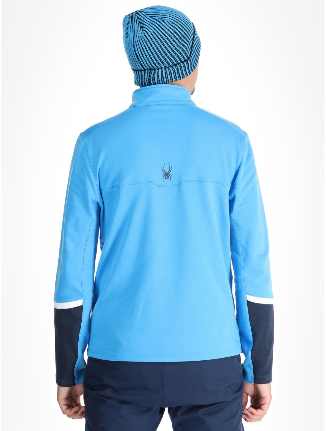 Spyder, Speed Fleece 1/2 Zip maglione uomo Aether Blue blu 