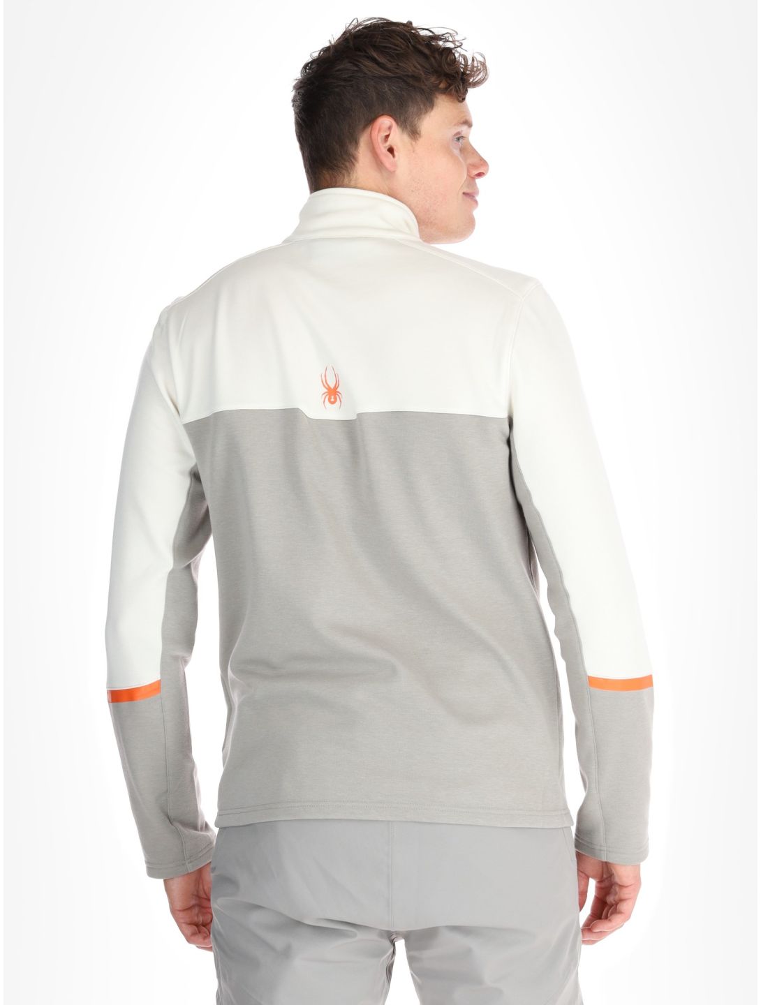 Spyder, Speed Fleece 1/2 Zip maglione uomo Concrete grigio 