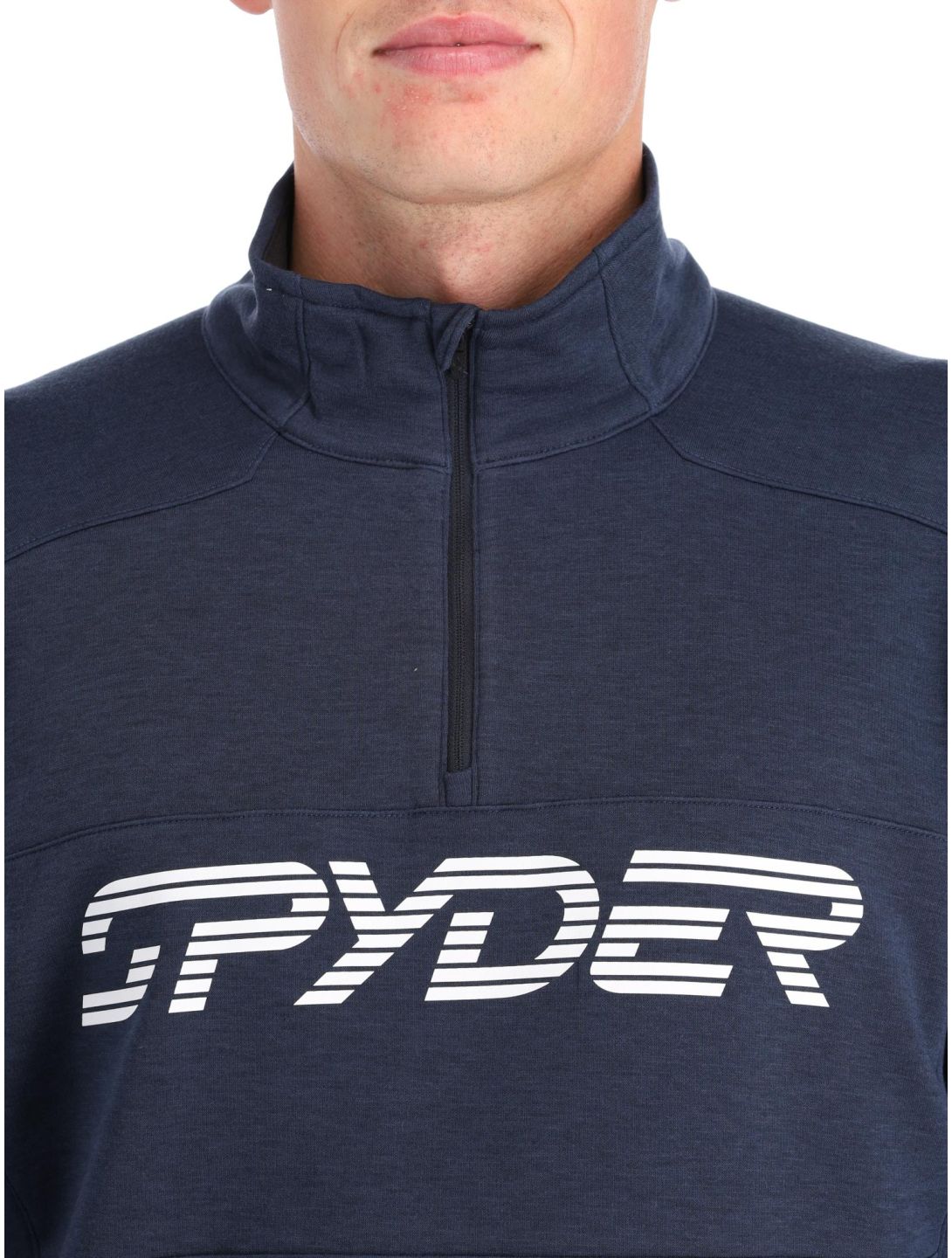 Spyder, Speed Fleece 1/2 Zip maglione uomo True Navy blu 