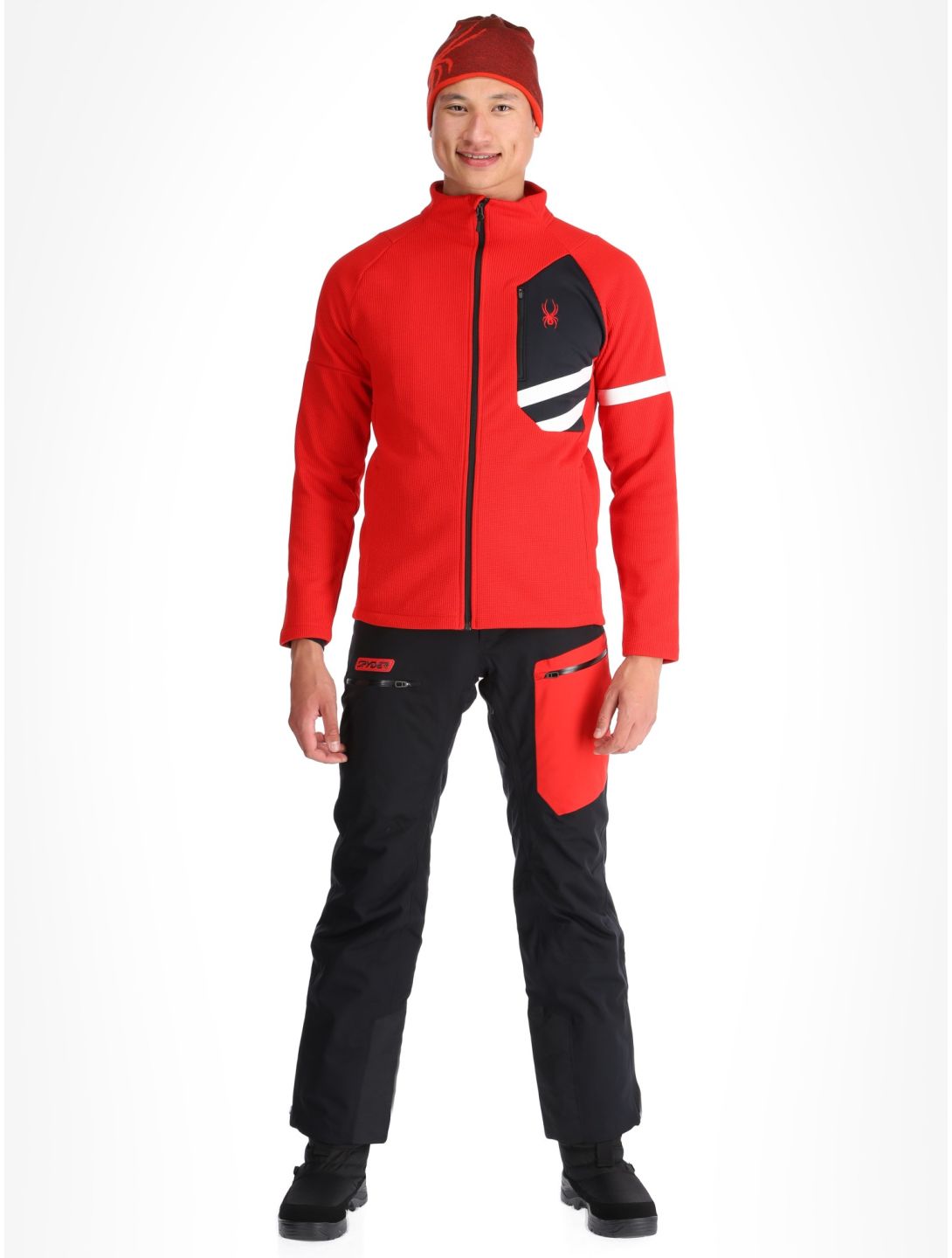 Spyder, Wengen Bandit gilet uomo Spyder Red rosso 