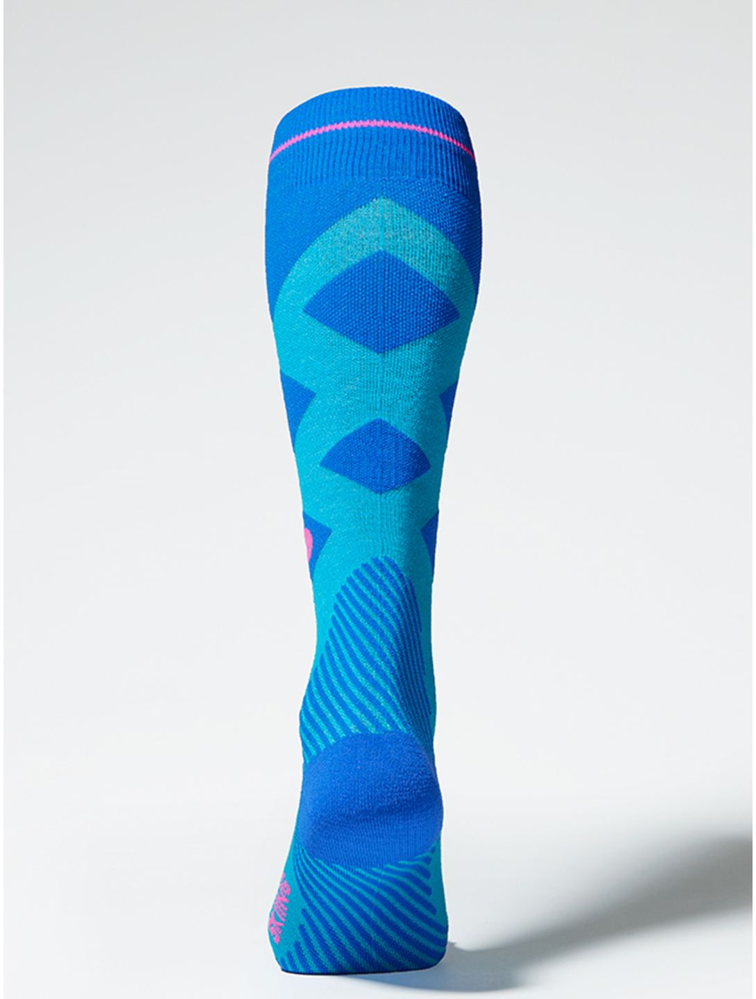 Stox, Merino Skiing calzini compressivi donna Turquoise / Cobalt blu 