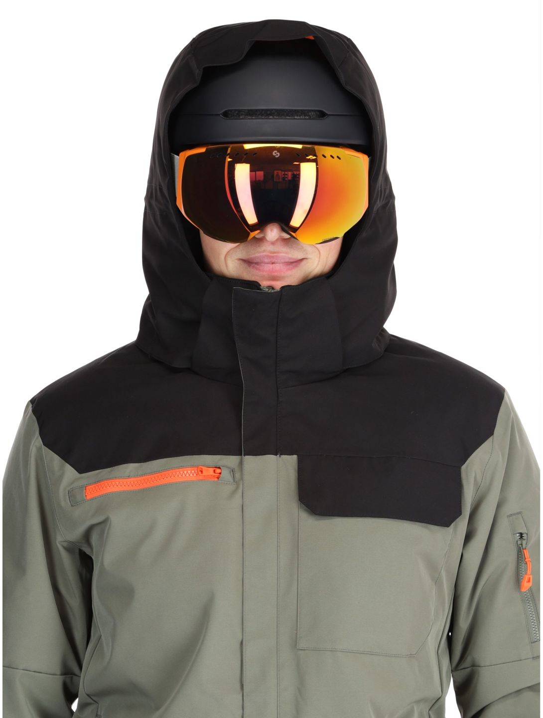 Sun Valley, Distors giacca sci uomo Kaki nero, verde 