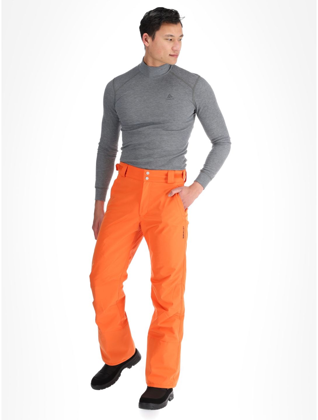 Sun Valley, Folks pantaloni da sci uomo Orange arancio 