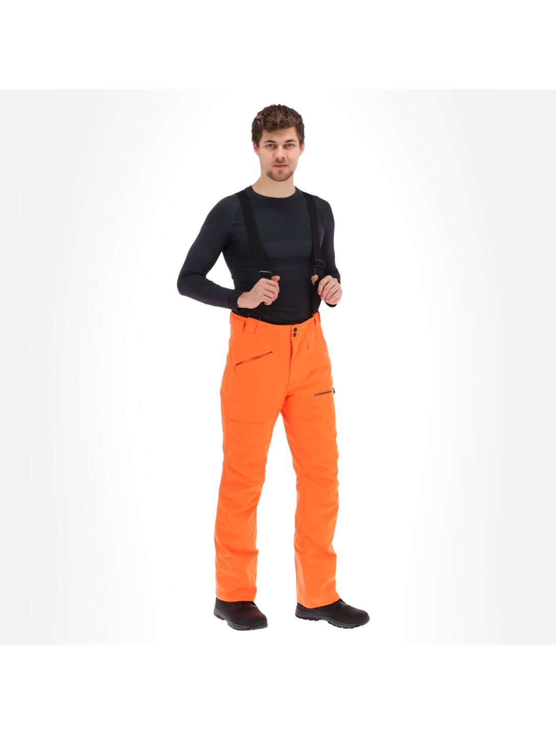 Sun Valley, Fraxi pantaloni da sci uomo neon arancio