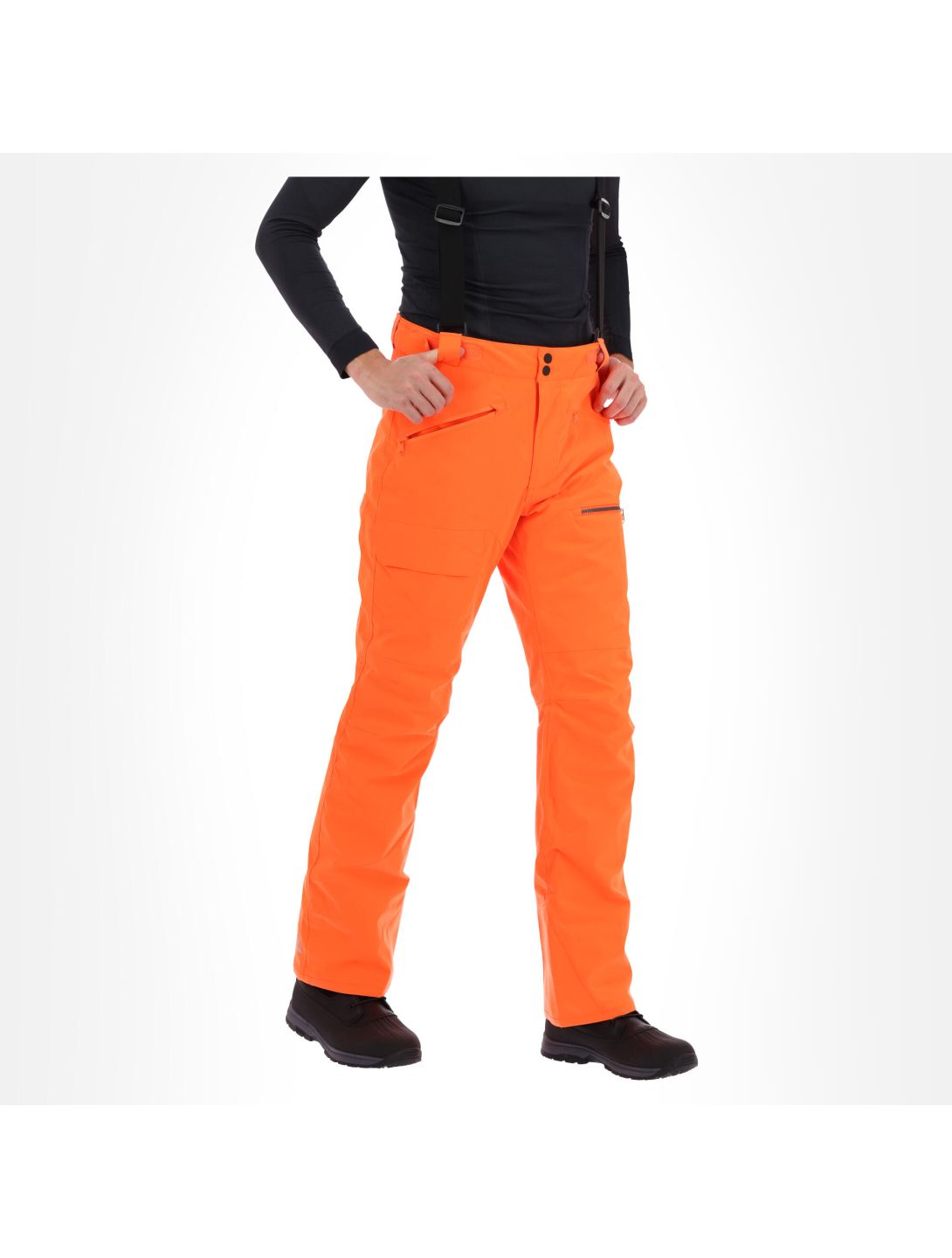 Sun Valley, Fraxi pantaloni da sci uomo neon arancio