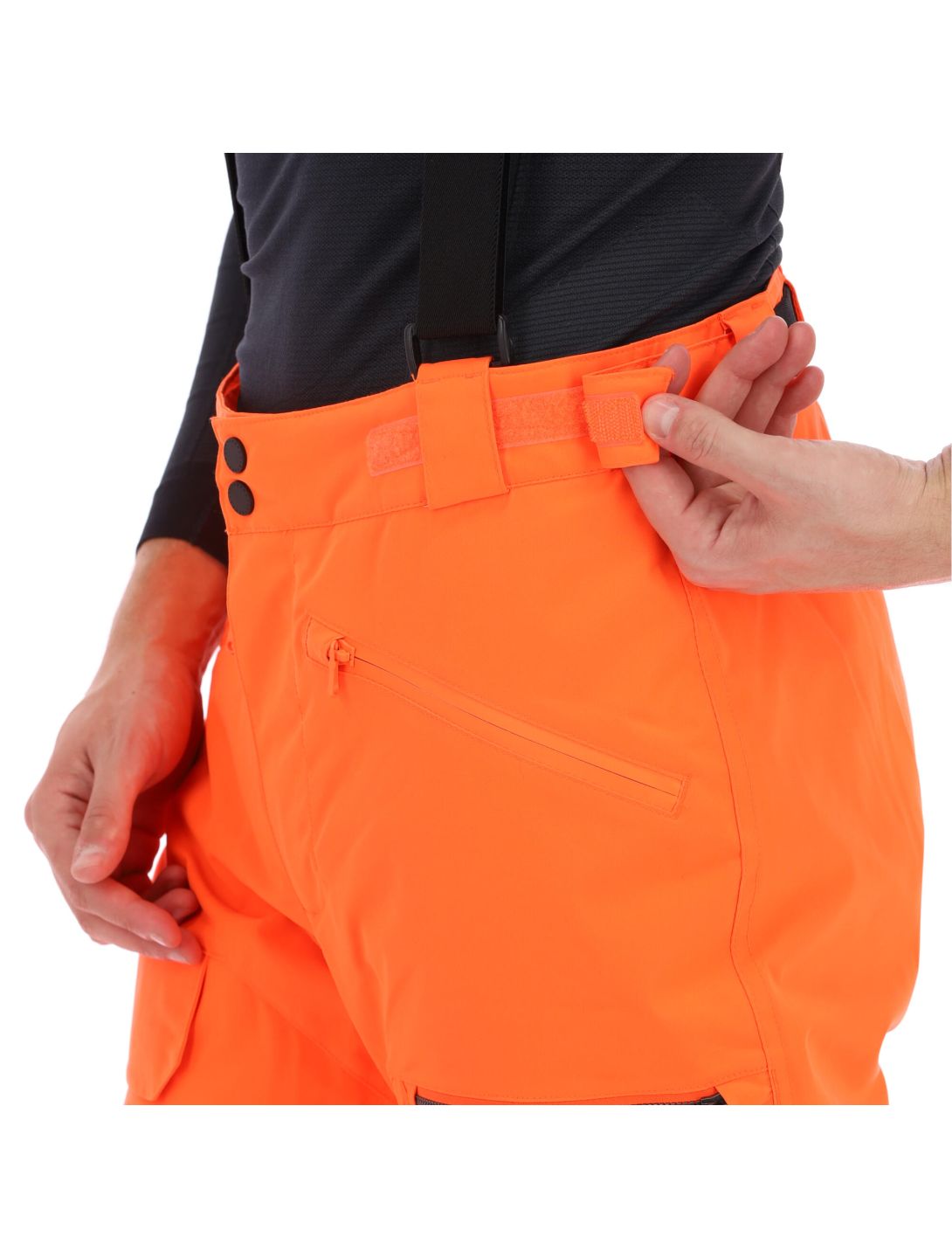 Sun Valley, Fraxi pantaloni da sci uomo neon arancio