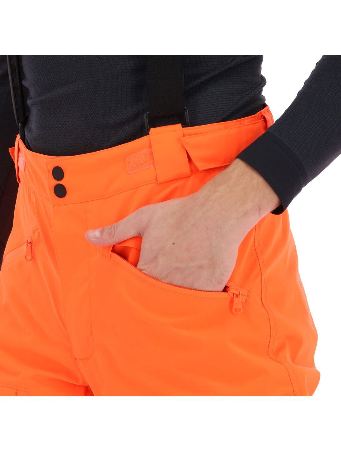 Sun Valley, Fraxi pantaloni da sci uomo neon arancio