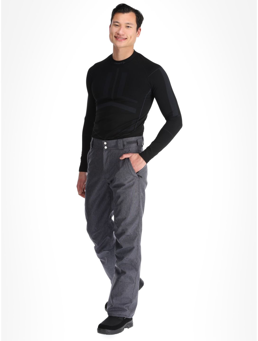 Sun Valley, Friend pantaloni da sci uomo Noir Denim nero 