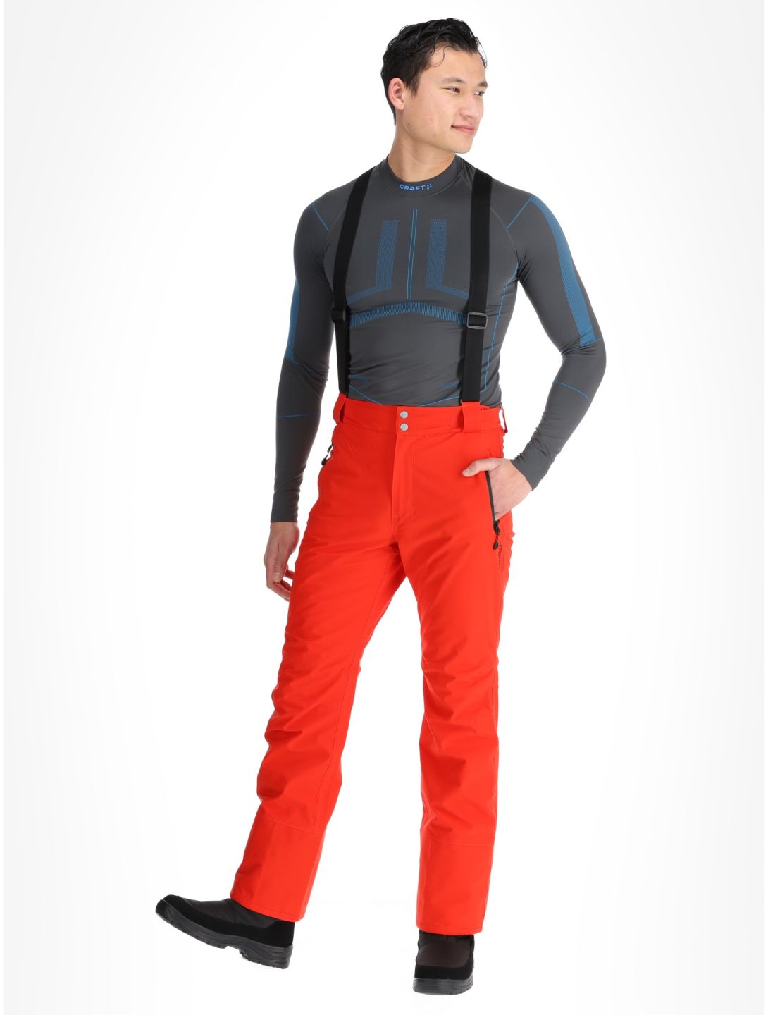 Sun Valley, Fuza pantaloni da sci uomo Rouge rosso 