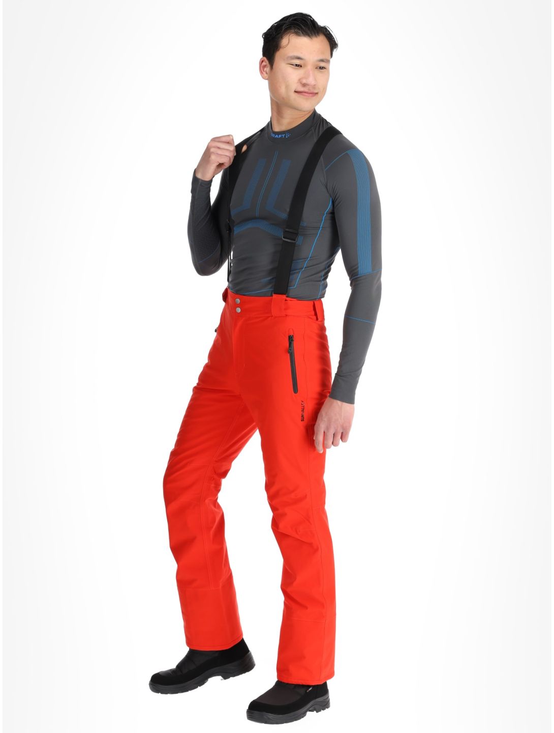 Sun Valley, Fuza pantaloni da sci uomo Rouge rosso 